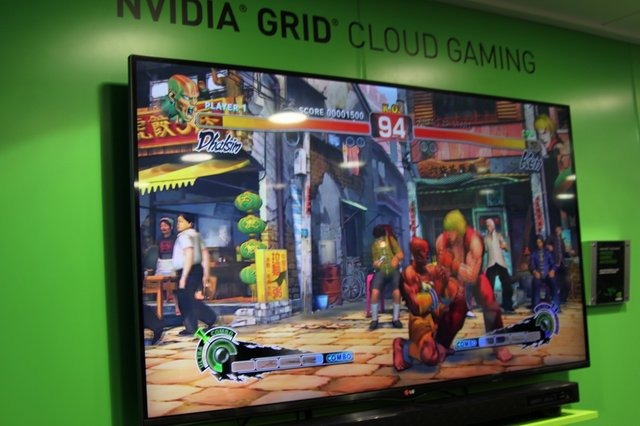 NVIDIAは昨年衝撃的に発表したクラウドゲーミングの「NVIDIA GRID」を、Mobile World Congressのブースにて出展しています。