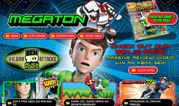 英国の出版社Skyjack Publishingは、8〜12歳の子供をターゲットにした新たなゲーム雑誌「MEGATON」(メガトン)を2月25日に創刊しました。ゲームレビュー、読書コーナー、パズル、漫画などを含んだ月刊誌で、価格は2.99ポンドです。雑誌不況で、ゲーム雑誌も世界的に厳し