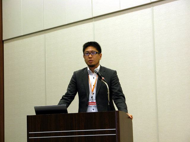 ベルサール神田で開催された「OGC 2013」。続いてお届けするのは、NHN Japanでスマートフォン事業部 事業部長を務める鎌田誠氏の講演です。