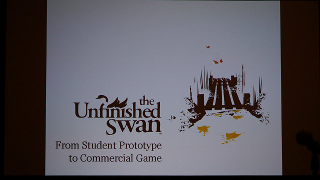 『The Unfinished Swan』がはじめて世に姿を現したのは、2008年の東京ゲームショウで実施されたセンス・オブ・ワンダーナイトでした。