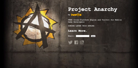 ゲーム用の物理エンジン「Havok Physics」を開発・提供する  Havok  が、GDC 2013にてにてモバイル向け3Dゲーム開発エンジン「Project Anarchy」（プロジェクト・アナーキー）を発表した。 正式リリースは今春の予定で、ディベロッパーは規模や収益を問わず無料で利用で