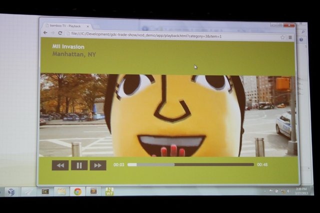 今回のGDCで任天堂は2つの開発者向けセッションを予定。最初に行われたのは「Nintendo Wii U Application Development with HTML and JavaScript」(HTMLとJavaScriptを使ったWii Uアプリケーション開発)と題したセッション。講師は任天堂の環境制作部の島田健嗣氏です。