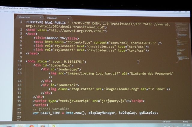 今回のGDCで任天堂は2つの開発者向けセッションを予定。最初に行われたのは「Nintendo Wii U Application Development with HTML and JavaScript」(HTMLとJavaScriptを使ったWii Uアプリケーション開発)と題したセッション。講師は任天堂の環境制作部の島田健嗣氏です。