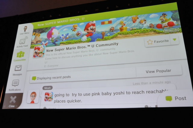 任天堂の水木潔氏が、Wii Uで展開されているサービスMiiverseのサービス内容と今後の展開について、GDCにて語りました。
