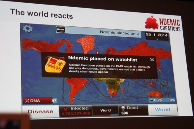 Ndemic CreationsがiOSとAndroid向けに提供している『Plague Inc.』をご存知の方はまだ余りいらっしゃらないかもしれません。しかしこのゲーム、余りにも尖ったテーマと出来の良さから人気が加速している注目のゲームなのです。同社の創業者でCEO、そして本作の開発者で