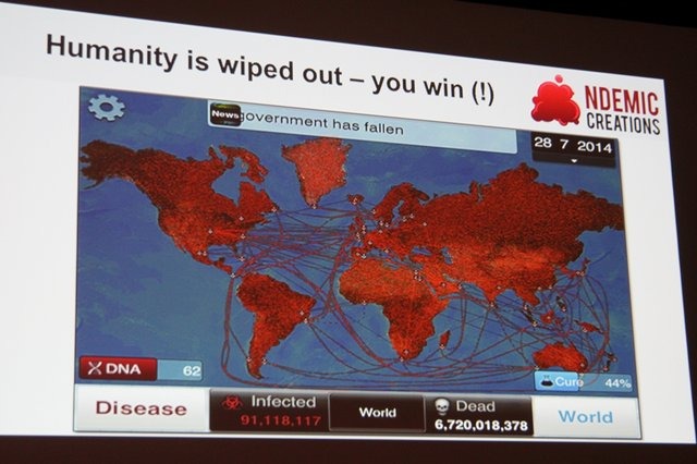 Ndemic CreationsがiOSとAndroid向けに提供している『Plague Inc.』をご存知の方はまだ余りいらっしゃらないかもしれません。しかしこのゲーム、余りにも尖ったテーマと出来の良さから人気が加速している注目のゲームなのです。同社の創業者でCEO、そして本作の開発者で