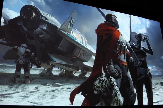 プレイステーション4での発売も決定した、Bungieが取り組む新作アクションシューター『Destiny』。GDC 4日目の28日、同社のChristopher Barrett氏とJoe Staten氏が「Brave New World: New Bungie IP」と題して講演を行い、膨大な量のアセットを紹介しながらゲームの世界