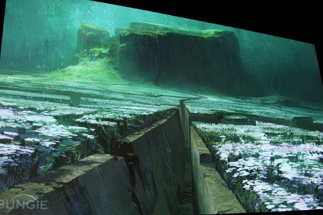 プレイステーション4での発売も決定した、Bungieが取り組む新作アクションシューター『Destiny』。GDC 4日目の28日、同社のChristopher Barrett氏とJoe Staten氏が「Brave New World: New Bungie IP」と題して講演を行い、膨大な量のアセットを紹介しながらゲームの世界
