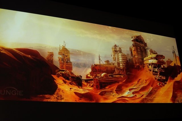 プレイステーション4での発売も決定した、Bungieが取り組む新作アクションシューター『Destiny』。GDC 4日目の28日、同社のChristopher Barrett氏とJoe Staten氏が「Brave New World: New Bungie IP」と題して講演を行い、膨大な量のアセットを紹介しながらゲームの世界