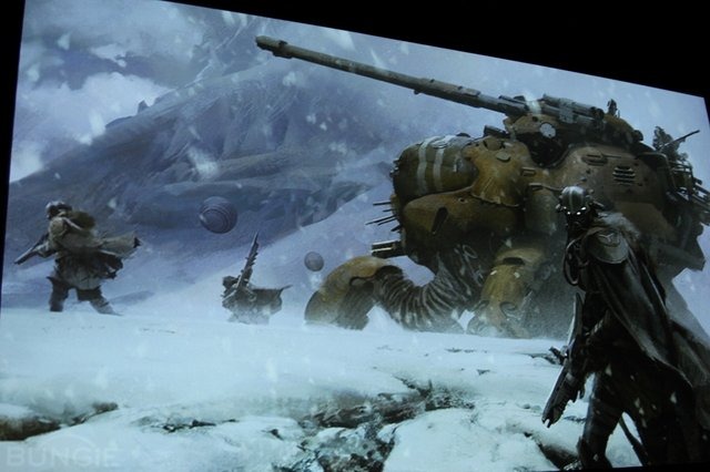 プレイステーション4での発売も決定した、Bungieが取り組む新作アクションシューター『Destiny』。GDC 4日目の28日、同社のChristopher Barrett氏とJoe Staten氏が「Brave New World: New Bungie IP」と題して講演を行い、膨大な量のアセットを紹介しながらゲームの世界