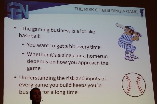 「ゲーム産業はまるで野球のようだ」カジノソーシャルゲームを開発するSocial Gaming Network(SGN)のCTOを務めるAber Whitcomb氏は語り、いかにして「常にヒットを打ち続けないといけないビジネスから抜け出すか」について述べました。