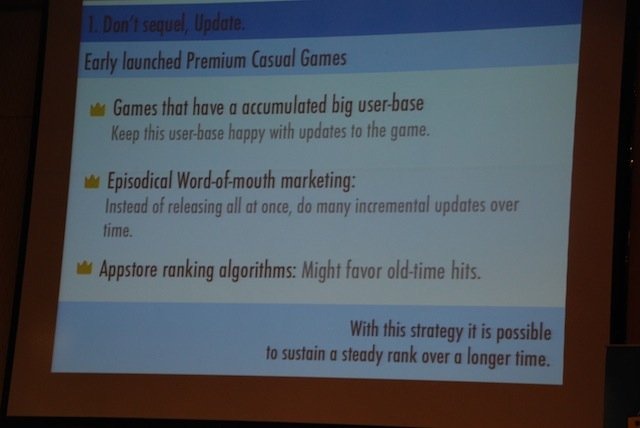 ヒットゲームを作るのは非常に大変ですが、ヒットゲームの続編を作り、ブランドとして育てていくのは、もっと大変です。しかし、星の数ほどアプリがあり、F2Pタイトルが主流になりつつある中では、この重要性は明らかでしょう。