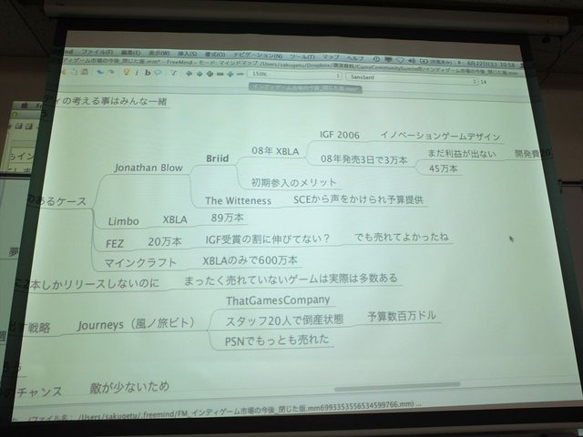 2013年6月22日、東洋美術学校でゲーム開発者コミュニティによる合同イベント「ゲームコミュニティサミット2013」が開かれました。本イベントでジャーナリストの新清士氏は「インディペンデントゲームはどこへ向かうのか」という講演を行いました。近年、勢いが増す欧米