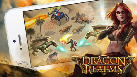 グリー株式会社  の米サンフランシスコ支社である  GREE International  が、内製タイトルとしてスマートフォン向けファンタジーRPG『Dragon Realms』(  iOS  /  Android  )をリリースした。ダウンロードは無料。