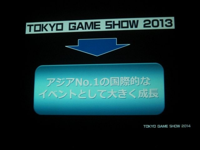 一般社団法人コンピュータエンターテイメント協会（CESA）と日経BPは2月19日、東京ゲームショウ2014の記者発表会を開催し、会期（9月18日から21日まで）とテーマ「GAMEは変わる、遊びを変える。」を発表。来場した業界関係者に「一般来場者のさらなる満足度向上」「ビジ