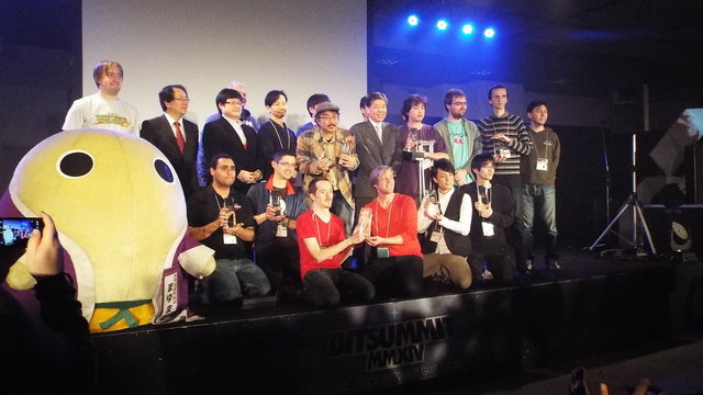 3月9日、京都市勧業館「みやこめっせ」で行われたインディーズゲームの祭典「BitSummit 2014」最後のステージイベントとして「BitSummitアワード」が開催されました。