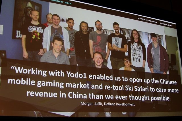 Yodo1は中国でのゲームパブリッシングを専門とする企業。主に海外のデベロッパーが開発したゲームを、中国市場向けにローカライズ、カルチャライズを施しパブリッシングを行なっていきます。GDC 2014の初日、同社のHenry Fong CEOは大成功を収めたスマートフォン向けゲ