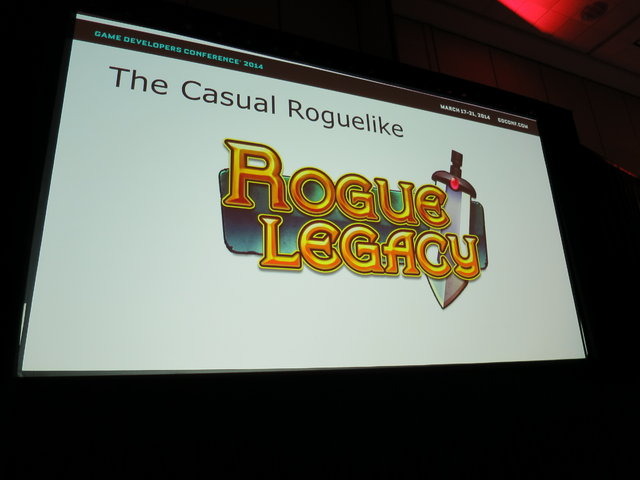 Steamのダウンロードゲーム『Rougue Legacy』（以下『ローグ・レガシー』）の開発秘話、開発を振り返る「Rogue Legacy Design Postmortem: Budget Development」がGDC初日の午後、開催されました。