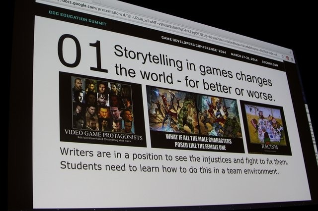 ナラティブサミットが昨年から実施され、ゲームの物語についての関心が高まっているここ数年。GDC 2014初日の午前、「GDC Education Summit」ではフルセイル大学でゲームライターの教育に携わるWendy Despain氏が「Top 10 Thing To Teach About Game Writing」と題して