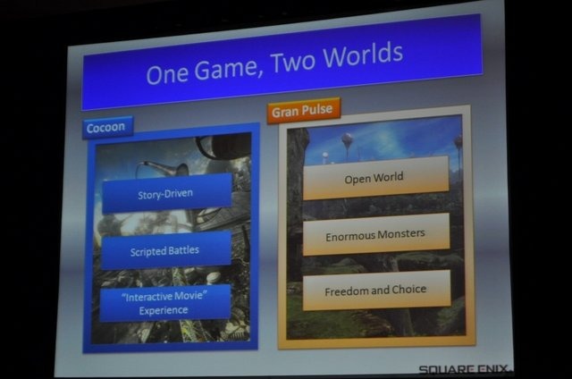 GDC4日目の午後、スクウェア・エニックスの鳥山求氏は「The Crystal Mythos and FINAL FANTASY XIII」と題した講演を行いました。シナリオ出身の鳥山氏は本講演で『ファイナルファンタジーXIII』シリーズに共通の神話「Crystal Mythos」や本作のゲームデザイン全般につ