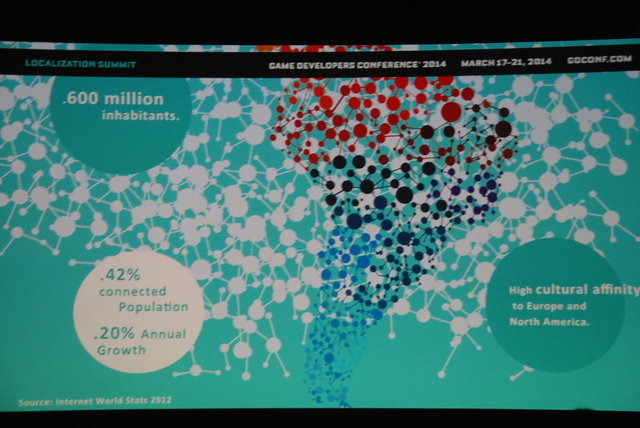 高い経済成長率で市場としても注目を集める中南米の各国。とはいえ、日本からすれば（実はアメリカやヨーロッパからも）いまいち実態が良くわからないのが事実です。そこに光を当てるべく、GDCのローカリゼーションサミットで3月18日、南米セッションが開催されました。
