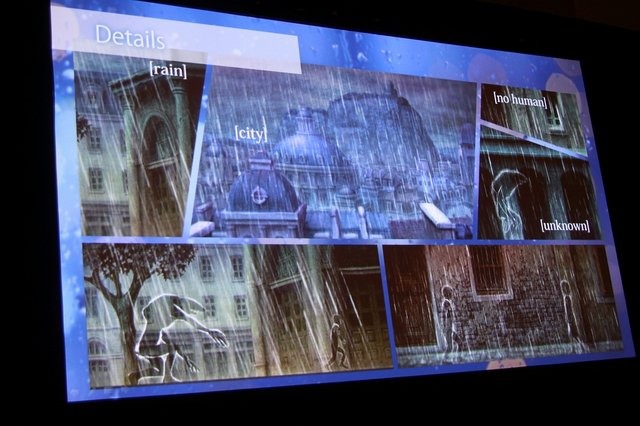 SCE JAPAN STUDIOが開発して昨年10月に発売された『rain』のポストモーテムが、GDC 4日目の午後、プロデューサーの鈴田健氏、ディレクターの池田佑基氏が登壇して行われました。美しいビジュアルと独特のゲームプレイで多数の賞を獲得した『rain』。しかしその開発プロ