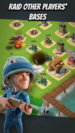 人気スマートフォン向けゲーム『Clash of Clans』『Hay Day』の運営で知られる  Supercell  が、同社の3作目のタイトルとなる戦闘シミュレーションゲーム『Boom Beach』のiOS版を全世界向けにリリースした。  ダウンロードは無料  。