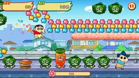 株式会社ブシロード  が、同社が運営するスマートフォン向けゲームプラットフォーム「  ブシモ  」にて人気コミック/アニメ「クレヨンしんちゃん」を題材としたスマートフォン向けゲームアプリ『クレヨンしんちゃん 嵐を呼ぶ 炎のカスカベランナー!!』を4月に配信する