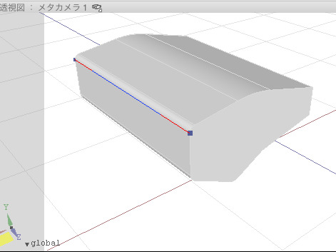 お待たせしました。いよいよ今回からロボットを制作していきましょう。まずは、Shadeの最大の特徴といえる自由曲面でのモデリングです。ただし、目標が見えないと最初はわかりにくいと思いますので、これから作成するロボットを以下に掲載しておきます。今回からこのロ