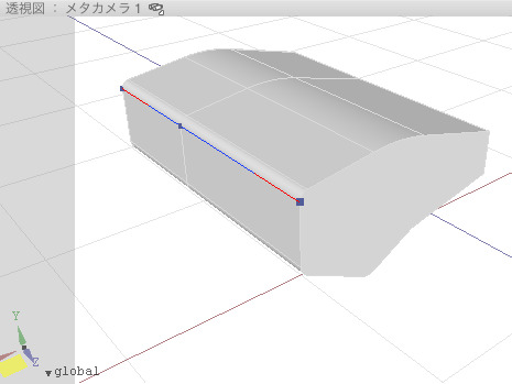 お待たせしました。いよいよ今回からロボットを制作していきましょう。まずは、Shadeの最大の特徴といえる自由曲面でのモデリングです。ただし、目標が見えないと最初はわかりにくいと思いますので、これから作成するロボットを以下に掲載しておきます。今回からこのロ