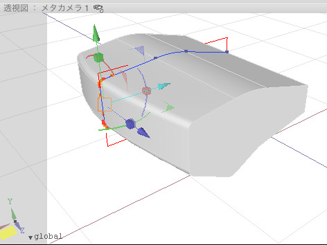 お待たせしました。いよいよ今回からロボットを制作していきましょう。まずは、Shadeの最大の特徴といえる自由曲面でのモデリングです。ただし、目標が見えないと最初はわかりにくいと思いますので、これから作成するロボットを以下に掲載しておきます。今回からこのロ