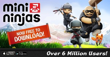 株式会社スクウェア・エニックス  が海外市場向けに配信しているスマートフォン向けアクションゲーム『Mini Ninjas』が600万ダウンロードを突破した。