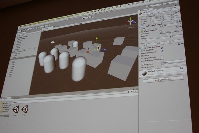 スタンダードなゲームエンジンとしての地位を確立した感のあるUnity。大幅にバージョンアップした「Unity5」が現在予約受付中ですが、ユニティ・テクノロジーズ・ジャパン日本担当ディレクターの大前広樹氏が「Unity5からその先の話」と題した講演を行いました。