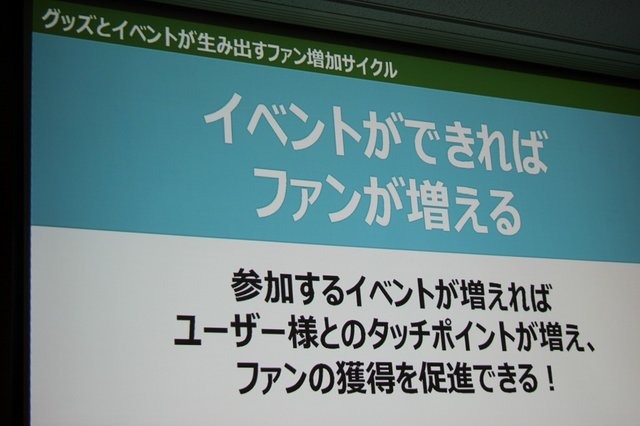 サイバーコネクトツーは主に受託開発を行うデベロッパーでありながら、独自のグッズ展開を行うなど、自社ファンの開拓に積極的に取り組んでいます。そんな同社の取り組みについて、業務部 戦略企画課 宣伝広報室 チーフの山之内幸二氏が「ファンも会社も大喜び! ゲーム