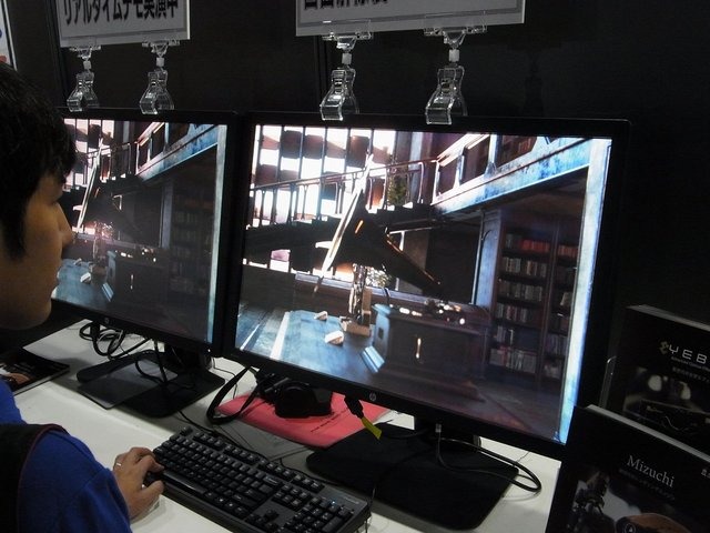 シリコンスタジオは東京ゲームショウ2014のビジネスソリューションコーナーに出展し、年内にリリース予定の新レンダリングエンジン「Mizuchi」を紹介しました。