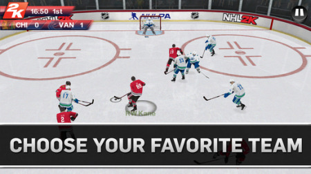 2K Games  が、北米プロアイスホッケーリーグのNHLより許諾を受けたアイスホッケーシミュレーションゲーム『NHL 2K』のスマートフォン版をリリースした。ダウンロード価格は7.99ドル(  iOS  /  Android  )。