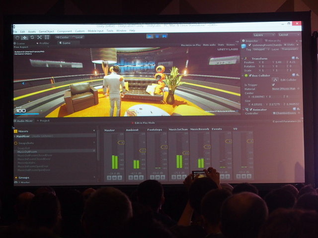 ユニティ・テクノロジーズはUnity5のプライベートイベントを3月3日、サンフランシスコで開催しました。イベントではUnity5のさまざまな新機能がデモされたほか、Oculus VR社の創始者であるパーマー・ラッキー氏もゲスト出演。これまでプロ版でなければ開発が難しかったO