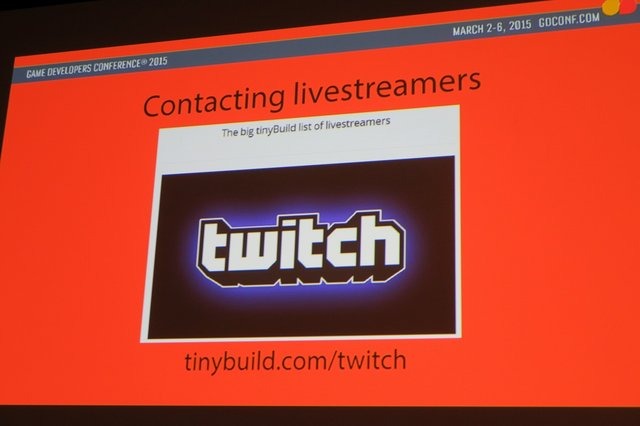インディーパブリッシャーのtinyBuild GamesのMike Rose氏は「How YouTubers and Twitch Streamers Can Help Sell Your Games」(YouTuberやTwitchのストリーマーはどうゲームを売る手伝いが出来るか)と題した講演をGDC 2015の3日目に行いました。