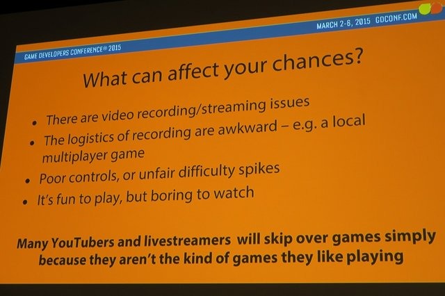 インディーパブリッシャーのtinyBuild GamesのMike Rose氏は「How YouTubers and Twitch Streamers Can Help Sell Your Games」(YouTuberやTwitchのストリーマーはどうゲームを売る手伝いが出来るか)と題した講演をGDC 2015の3日目に行いました。