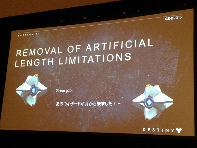 昨年発売されたBungieの新作『Destiny』。7ヶ国語でリリースされた巨大作のローカライズについて同社ローカライゼーションマネージャーTom Slattery氏が成功の理由、問題点とその解決策についてサンフランシスコで行われたGDC2015で講演を行いました。