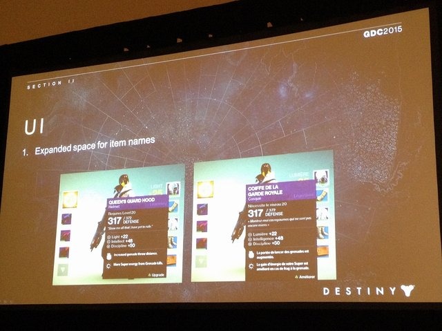 昨年発売されたBungieの新作『Destiny』。7ヶ国語でリリースされた巨大作のローカライズについて同社ローカライゼーションマネージャーTom Slattery氏が成功の理由、問題点とその解決策についてサンフランシスコで行われたGDC2015で講演を行いました。