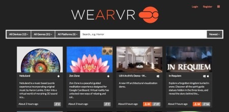 VRコンテンツプラットフォームの「  WEAR VR  」が150万ドル（約1.7億円）の資金調達を行った。