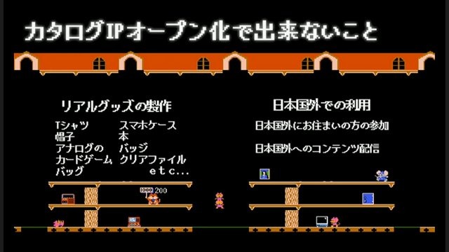 バンダイナムコエンターテインメントは、2015年4月13日に行った生放送「ドグ、フジ、せら出演！ネオゲーム喫茶８７６を開店せよ！」にて、カタログIPオープン化プロジェクトの詳細を発表しました。