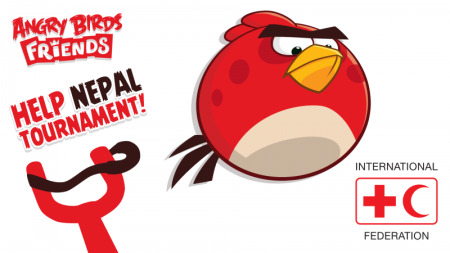 Rovio Entertainment  が、4月25日（土）に発生したネパール大地震の被災者の救済と被災地の復興支援のため「  Angry Birds  」シリーズのソーシャルゲーム版『Angry Birds Friends』にてチャリティプログラム「Help Nepal tournament」を開始した。