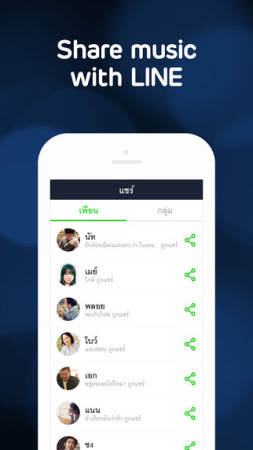 LINE株式会社  が、タイにて音楽配信サービス「LINE MUSIC」のテストを行っている。アプリのダウンロードは無料だが、まだ日本からは利用できない。