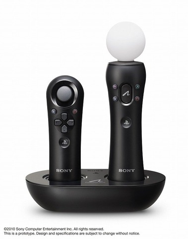 ソニー・コンピュータエンタテインメントジャパンは、PS3用USBカメラと組み合わせることでゲームなどの操作を可能にする「“PlayStation Move”モーションコントローラ」を、2010年10月21日（木）より日本国内で発売すると発表しました。