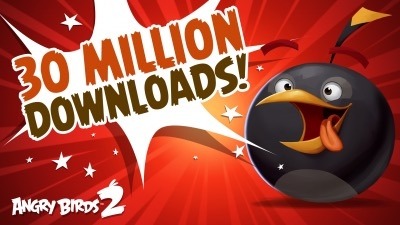 『Angry Birds 2』配信から2週間で3,000万DL達成―中国モバイルゲーム市場でも大好評