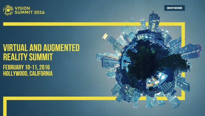Unity Technologies、来年2月に米ロサンゼルスにてVR/AR系カンファレンス「Vision Virtual and Augmented Reality Summit」を開催