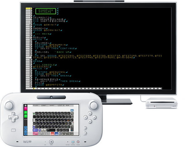 Wii UでもBASICでゲーム開発が可能に！『プチコンBIG（仮）』発売決定