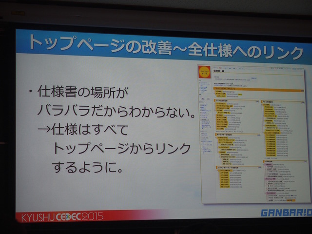 【KYUSYU CEDEC 2015】気になる仕様書作成と管理方法について、ガンバリオンが手の内をあかした！　紙からデータへ、そしてこれから・・・